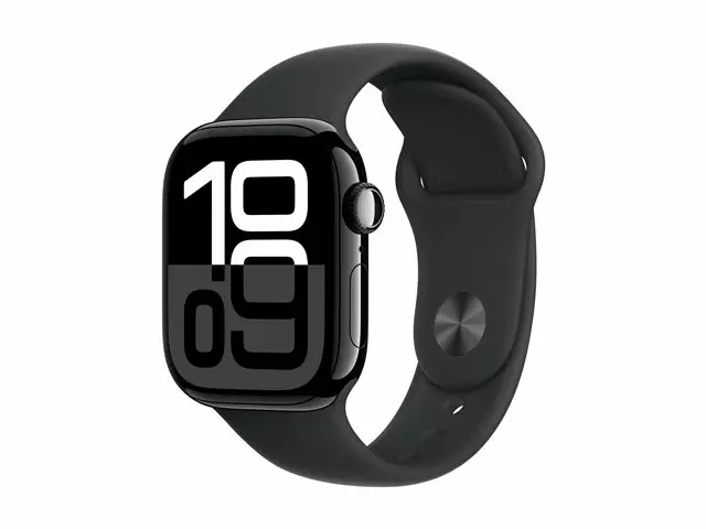 APPLE WATCH S10 GPS 42MM S/M ÄLYKELLO JET BLACK - Älykellot ja aktiivisuusrannekkeet - 195949780356 - 1