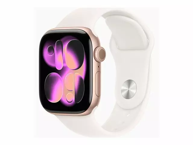 APPLE WATCH SERIES 11 GPS 42MM S/M ÄLYKELLO VAALEA/RUUSUKULTA - Älykellot ja aktiivisuusrannekkeet - 195950461206 - 6