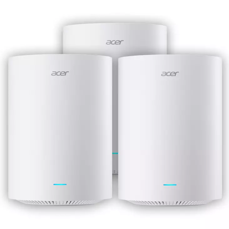 ACER OVIA T360 WIFI 7 MESH ROUTER 3-Pack - Övrig nätverksutrustning - 4711474891426 - 2