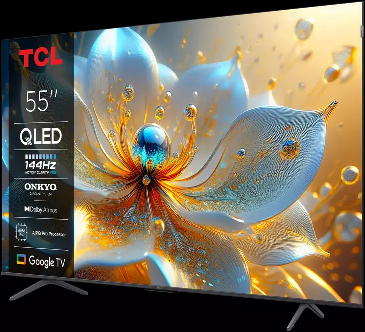 TCL 55T8C 55" 4K QLED-TV 144HZ - 51-60 tuumaiset televisiot - 5901292526726 - 1