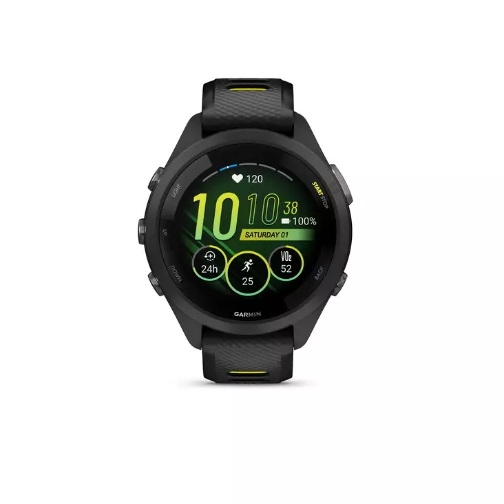 GARMIN FORERUNNER 265S URHEILUKELLO MUSTA/KELTAINEN - Älykellot ja aktiivisuusrannekkeet - 753759313746 - 1