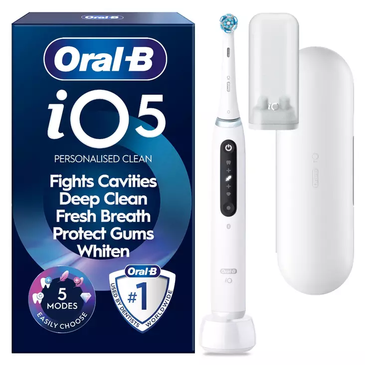 ORAL-B IO5S ELECTRIC TOOTHBRUSH WHITE - Electric Toothbrushes - 8006530068086 - 1