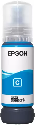 EPSON ECOTANK 107 CYAN 70ML MUSTE - Musteet, paperit ja väripatruunat - 8715946712406 - 1