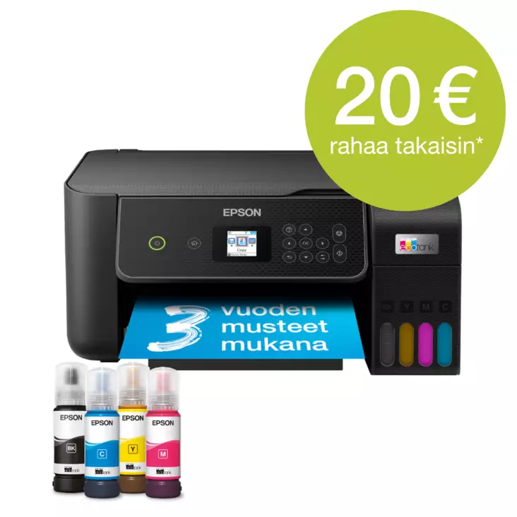 EPSON ECOTANK ET-2871 MONITOIMITULOSTIN - Ecotank - 8715946720586 - 3