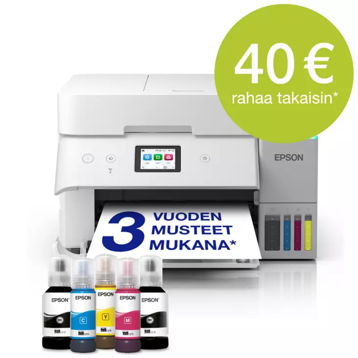 EPSON ECOTANK ET-4956 MONITOIMITULOSTIN - Ecotank - 8715946731476 - 1