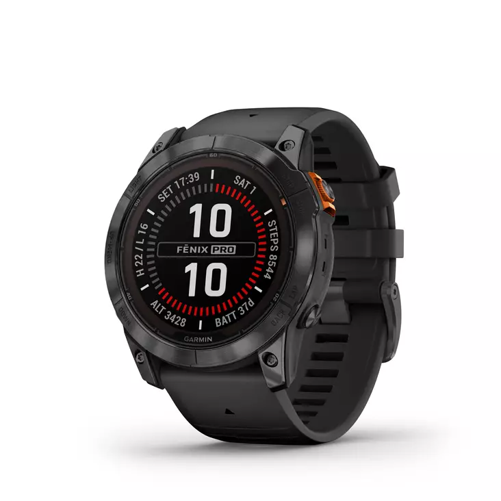 GARMIN FENIX 7X PRO SOLAR ÄLYKELLO BLACK BAND - Älykellot ja aktiivisuusrannekkeet - 753759317836 - 2