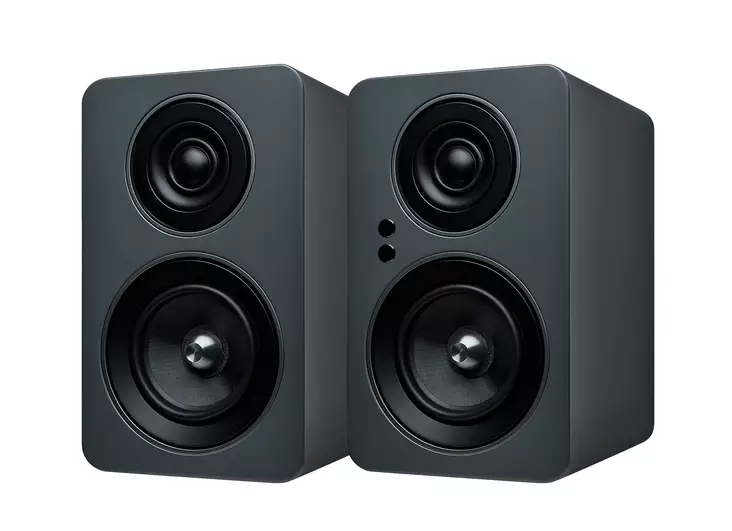 JAMO C705PA MKII AKTIIVIKAIUTINPARI HARMAA - Hyllykaiuttimet - 6974245820706 - 1