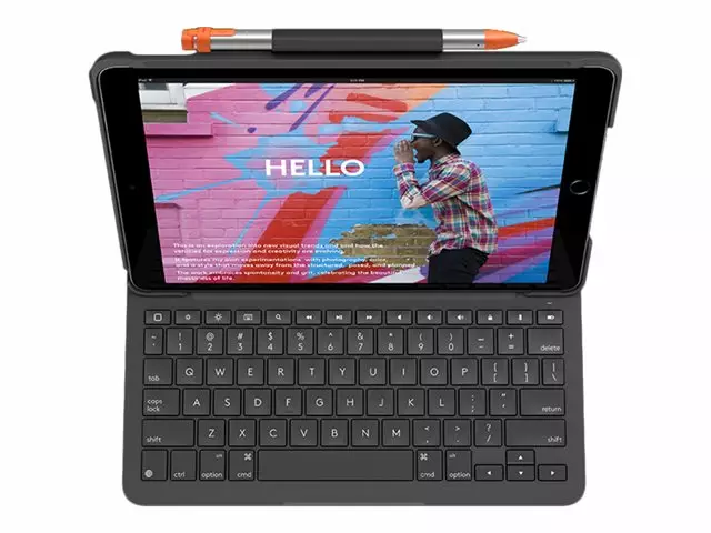 LOGITECH SLIM FOLIO IPAD 7TH NÄPPÄIMISTÖ - Näppäimistöt ja hiiret - 5099206088306 - 2