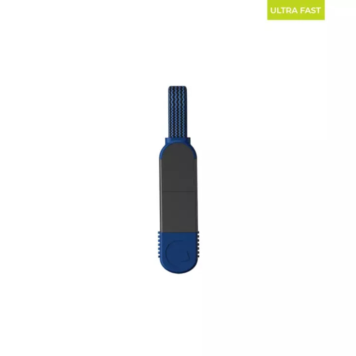 ROLLING SQUARE INCHARGE X 100W USB-C/LIGHTNING/M.USB 7CM SININEN - Kaapelit ja laturit - 7640170468526 - 1