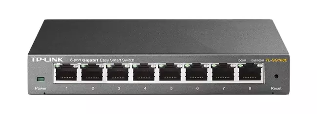 TP-LINK TLSG108E 8-PORTTINEN KYTKIN - Kytkimet - 6935364021856 - 2