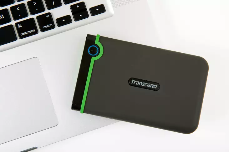 TRANSCEND 2TB STOREJET 25M3S EXTERNAL HARD DRIVE SLIM GREY USB 3.1