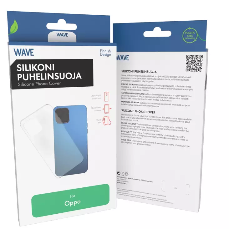 WAVE OPPO A60 5G/A40/A40M SILIKONISUOJA - Suojakuoret, laukut ja kotelot - 6418312176056 - 1