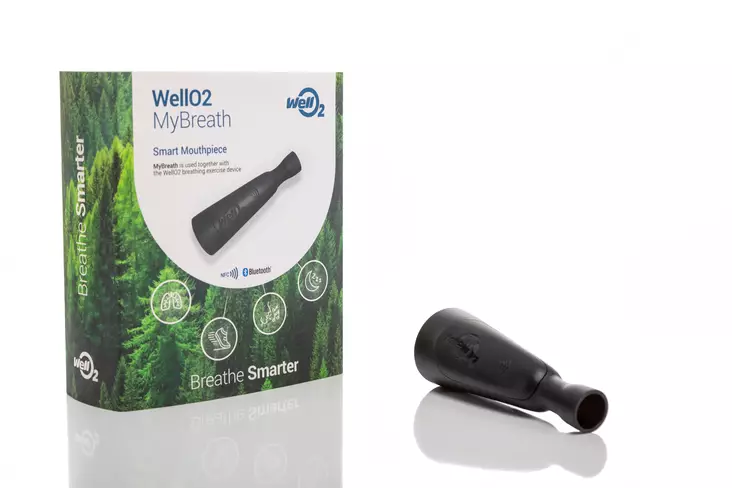WELLO2 MYBREATH ÄLYKÄS SUUKAPPALE - Muut terveys- ja hyvinvointituotteet - 6430058490296 - 1