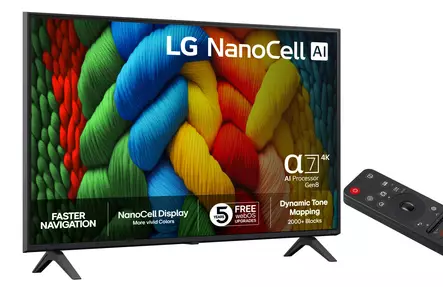 LG 50NANO80A6B 50" 4K NANO SMART-TV - 40-50 tuumaiset televisiot - 8806096352847 - 3