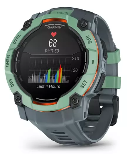 GARMIN INSTINCT 3 SMARTKLOCKA 50MM GRÖN - Smartklockor & Träningsklockor - 753759341657 - 2