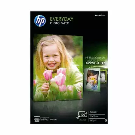 HP GLOSSY PHOTO PAPER 10*15CM - Musteet, paperit ja väripatruunat - 886111974887 - 1