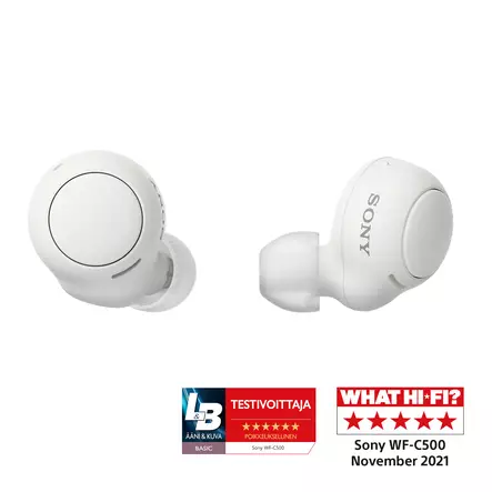 SONY WF-C500 TÄYSIN LANGATTOMAT KUULOKKEET VALKOINEN - Täysin langattomat kuulokkeet - 4548736130937 - 1