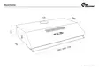 THERMEX MANCHESTER K501 50CM LIESITUULETIN VALKOINEN - Kaapiston alle asennettava liesituuletin - 5703347524417 - 3