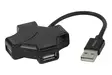 DELTACO USB-A HUB, 480 MBPS - Cables & Adapters - 7333048065247 - 4