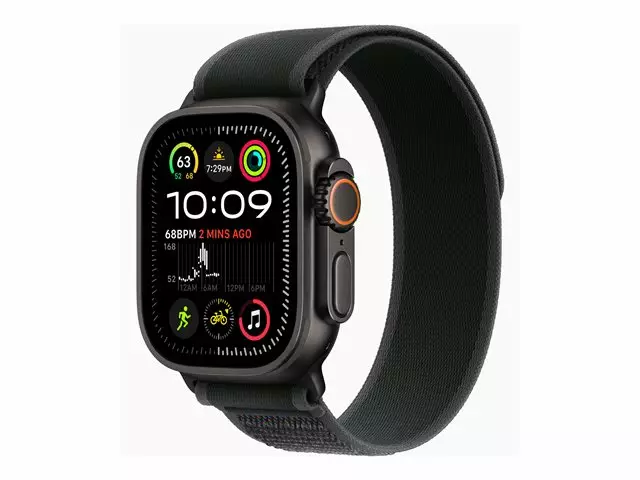 APPLE WATCH ULTRA 2 GPS+CELLULAR 49MM MUSTATITAANI M/L KOKO - Älykellot ja aktiivisuusrannekkeet - 195949585227 - 1