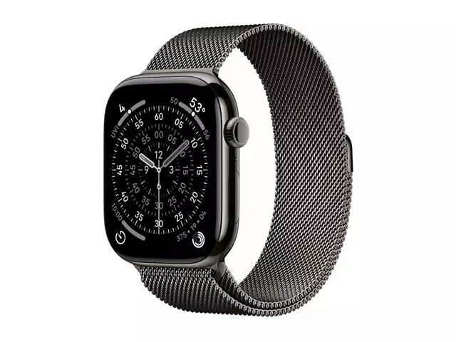 APPLE WATCH SERIES 11 GPS+CELLULAR 46MM M/L ÄLYKELLO MILANESE-RANNEKE TITAANI - Älykellot ja aktiivisuusrannekkeet - 195950479577 - 5