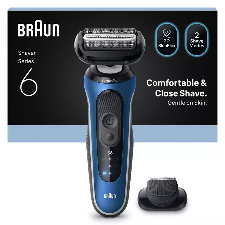 BRAUN 62B1200s SERIES-6 PARTAKONE - Parranajokoneet - 8700216644907 - 1