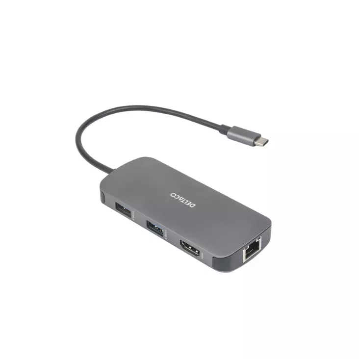 DELTACO USB-C -TELAKKA - Kaapelit ja adapterit - 7333048060617 - 1