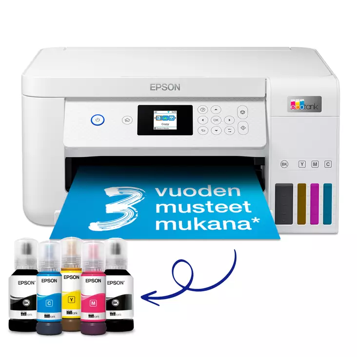 EPSON ET-2856 ECOTANK A4 MONITOIMITULOSTIN - Ecotank - 8715946686387 - 7