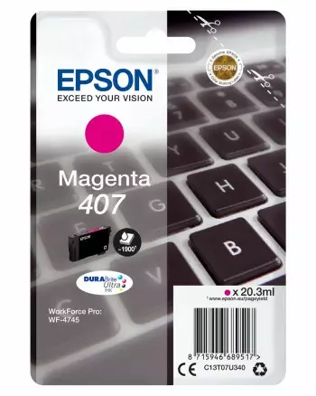 EPSON WF-4745 SERIES INK MAGENTA - Musteet, paperit ja väripatruunat - 8715946689517 - 1