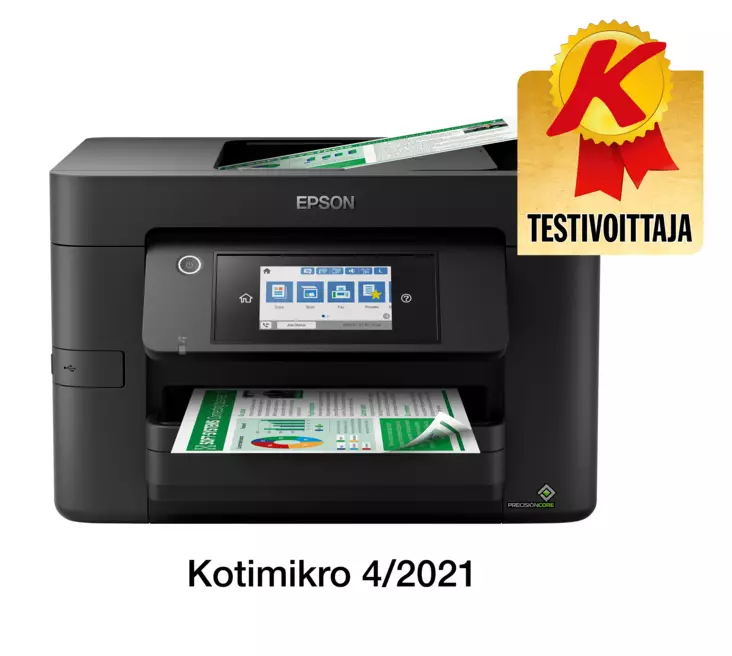EPSON WORKFORCE WF-4820DWF MFP MONITOIMITULOSTIN - Mustesuihku - 8715946679747 - 1