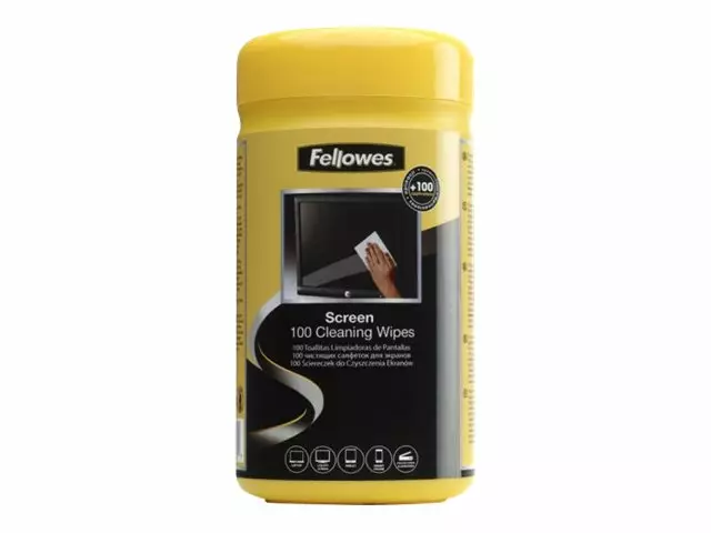 FELLOWES NÄYTÖNPUHDISTUS LIINAT 100KPL - Tarvikkeet - 77511997037 - 1