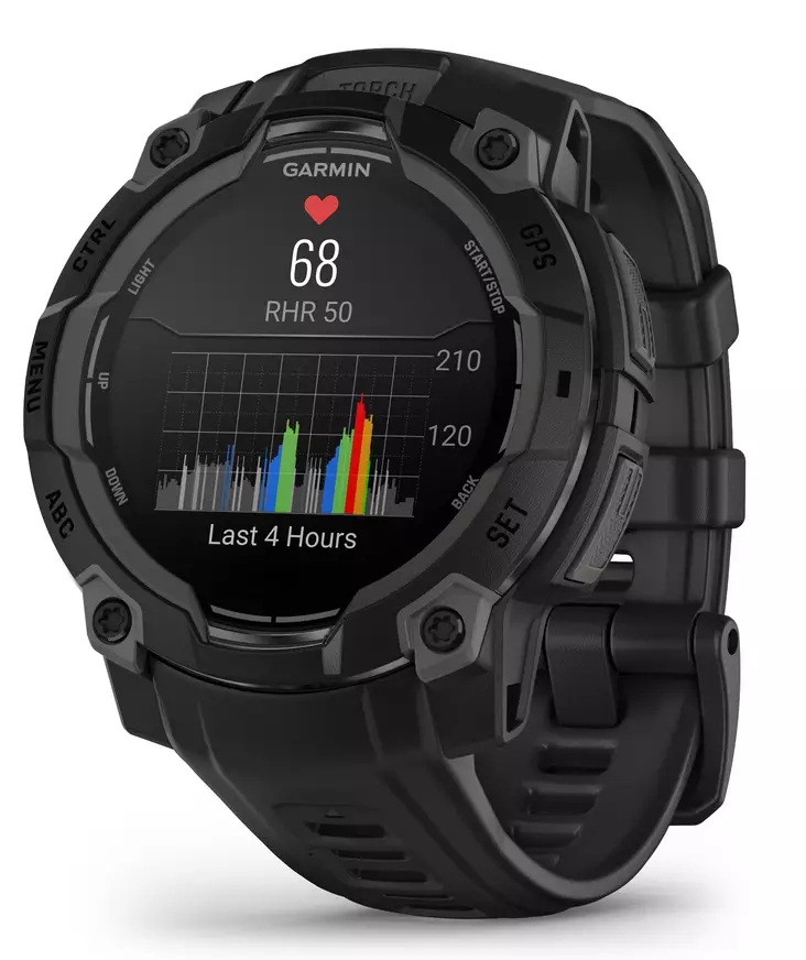 GARMIN INSTINCT 3 SMARTWATCH 45MM BLACK - Smartwatches & Activity Trackers - 753759339487 - 2