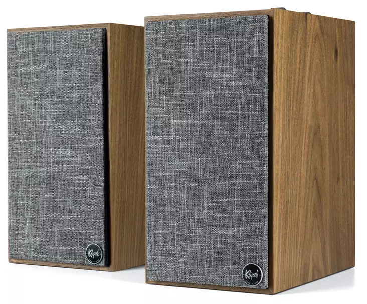 KLIPSCH THE FIVES AKTIIVIKAIUTTIMET WALLNUT - Hyllykaiuttimet - 743878041057 - 3