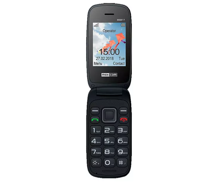 MAXCOM MM817BB MATKAPUHELIN MUSTA - Matkapuhelimet - 5908235974477 - 1