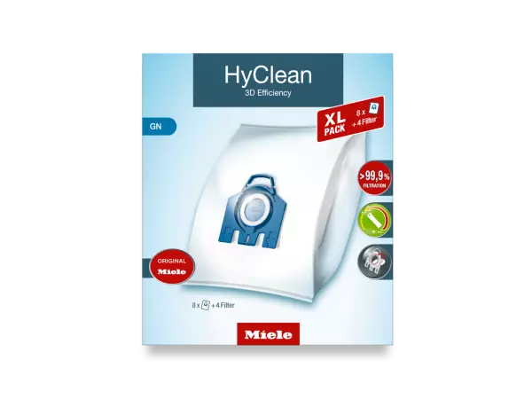 MIELE HYCLEAN 3D GN XL PÖLYPUSSIPAKKAUS - Pölypussit - 4002515767207 - 1
