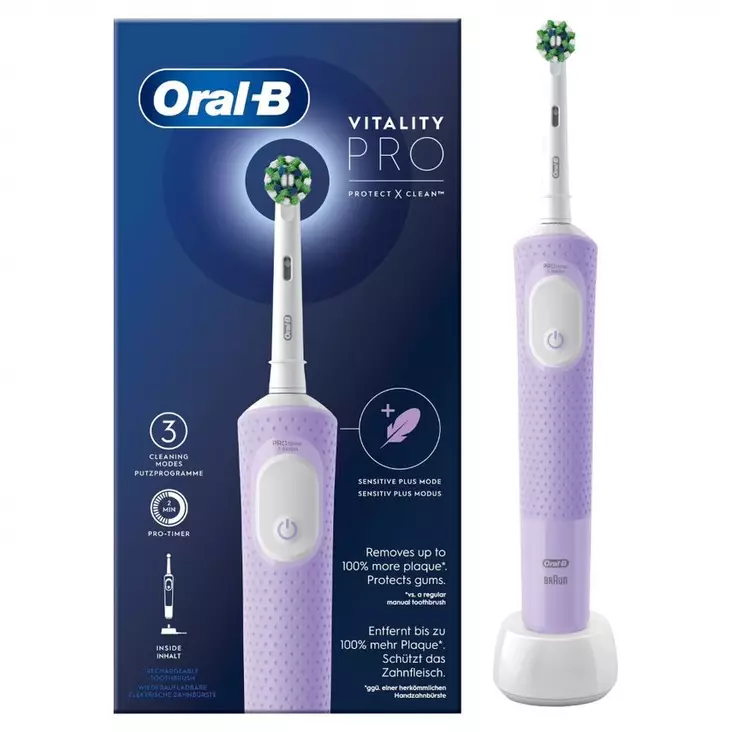 ORAL-B VITALITY PRO LILAC SÄHKÖHAMMASHARJA - Sähköhammasharjat - 4210201426967 - 1