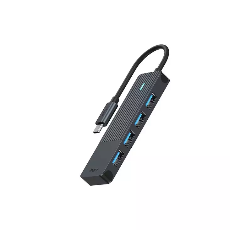 RAPOO UCH-4001 USB-C - USB-A HUB - Kaapelit ja adapterit - 6940056114167 - 1