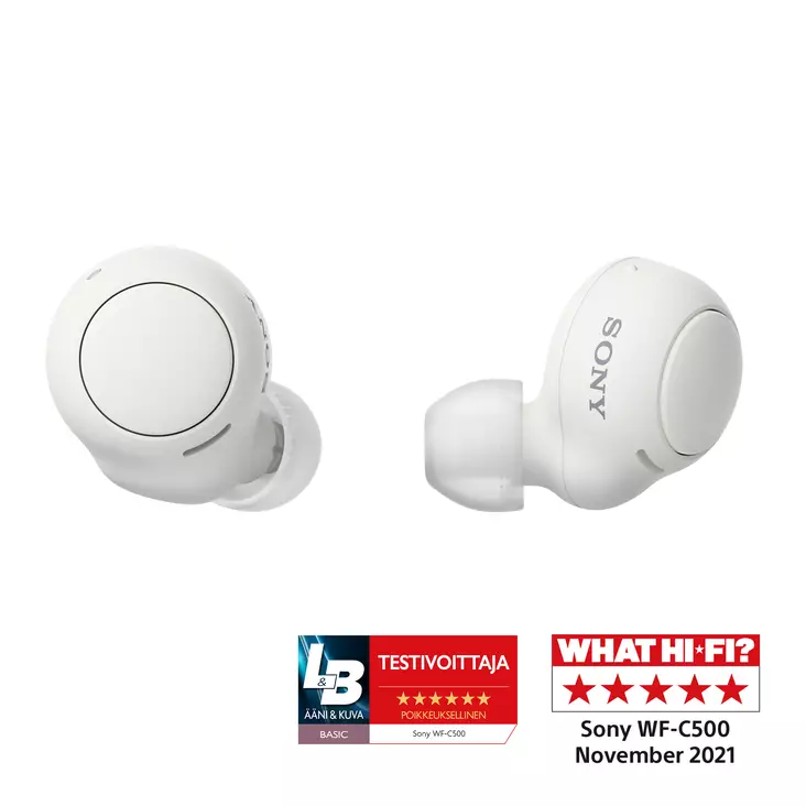 SONY WF-C500 TÄYSIN LANGATTOMAT KUULOKKEET VALKOINEN - Täysin langattomat kuulokkeet - 4548736130937 - 1