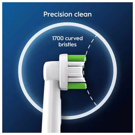ORAL-B PRECISION CLEAN VAIHTOHARJA CLEANMAXIMISER -TEKNIIKALLA 6KPL - Vaihtoharjat - 8006540894088 - 2