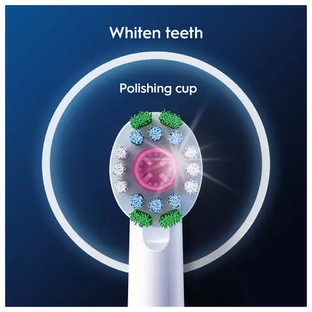 ORAL-B 3D WHITE VAIHTOHARJA CLEANMAXIMISER -TEKNIIKALLA 3KPL - Vaihtoharjat - 8006540894828 - 2