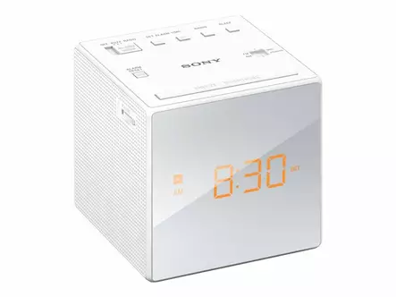 SONY ICFC1 KELLORADIO VALKOINEN - Kelloradiot - 4905524962048 - 2