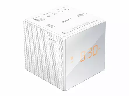 SONY ICFC1 KELLORADIO VALKOINEN - Kelloradiot - 4905524962048 - 3