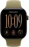 APPLE WATCH SERIES 12 GPS + CELLULAR 46MM MÖRKBRONSA ALUMINIUMKAPSEL MED OLIVFÄRGADE SPORTBAND - M/L - Smartklockor & Träningsklockor - 195951232898 - 7