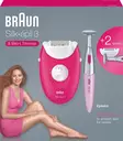 BRAUN SE3420 EPILAATTORI + BIKINITRIMMERI - Epilaattorit - 4210201190288 - 2