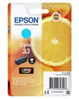 EPSON SINGLEPACK CYAN 33 - Musteet, paperit ja väripatruunat - 8715946626208 - 4