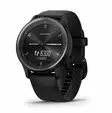 GARMIN VIVOMOVE SPORT 40mm MUSTA / SILIKONIRANNEKE - Älykellot ja aktiivisuusrannekkeet - 753759274498 - 3