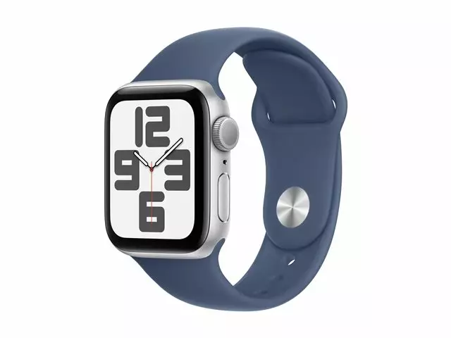 APPLE WATCH SE GPS 40MM S/M ÄLYKELLO HOPEA ALUMIINIKUORI & FARKUNSININEN URHEILURANNEKE - Älykellot ja aktiivisuusrannekkeet - 195949768668 - 6