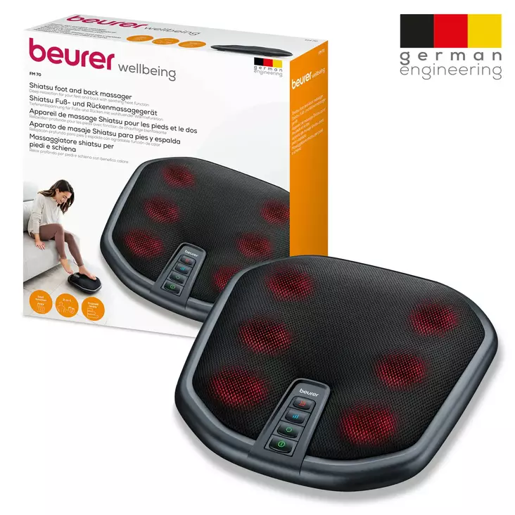 BEURER FM70 SHIATSU FOT- OCH RYGMASSAGARE - Massageapparater - 4211125100278 - 1