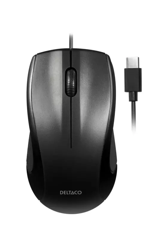 DELTACO MS711C OPTINEN USB-C- HIIRI - Näppäimistöt ja hiiret - 5706470154858 - 1