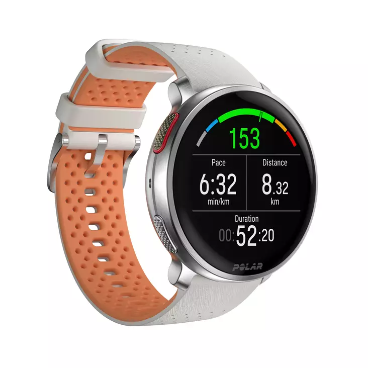 POLAR VANTAGE V3 URHEILUKELLO S/L SUNRISE APRICOT - Älykellot ja aktiivisuusrannekkeet - 725882064468 - 2